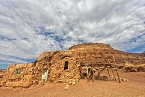 Arizona desert view with red rocks photo