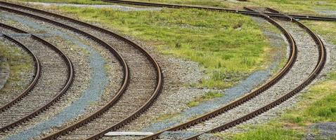 railroad tracks photo