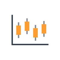 Graph chart icon, Vector and Illustration.