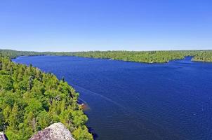 Expansive View From a Lake Shore Cliff photo