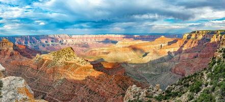 Grand Canyon view panorama from north rim photo