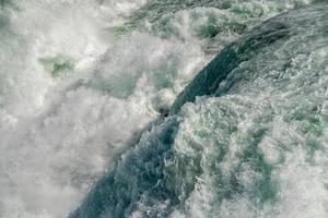 rhine waterfalls in Switzerland detail photo