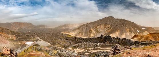 islandia landmannalaugar trek salvaje paisaje foto