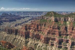 Grand Canyon view panorama from north rim photo