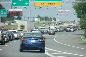 WASHINGTON, USA JUNE, 22 2015 congested highway photo