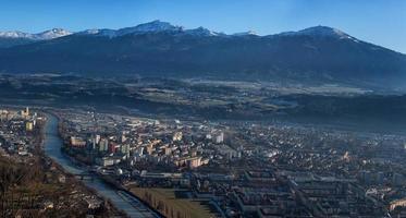 innsbruck aerial view landscape panorama photo