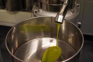 genuine olive oil mill production photo