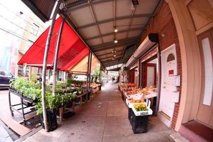 PHILADELPHIA, USA - APRIL 24 2017 - philadelphia little italy district with shops and restaurants photo