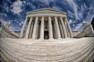 Supreme Court building in Washington dc detail photo