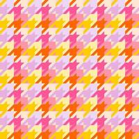 beautiful seamless geometric pattern with houndstooth vector