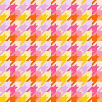 beautiful seamless geometric pattern with houndstooth vector