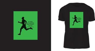 t shirt design concept, it does not matter how slowly you go vector
