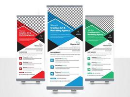 Business Roll Up Set. Stand Design. Banner Template, , vector