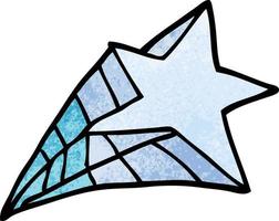 cartoon doodle star vector