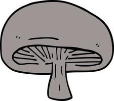 cartoon doodle mushroom vector
