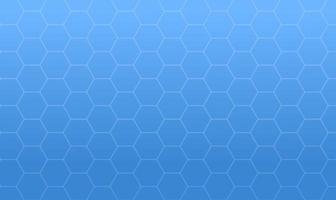 fondo similar azul blanco hexagonal y textura de panal horizontal para la ilustración de vector plano de fondo de patrón.