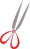 cartoon doodle open scissors vector