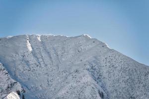 italian mountain  alps in winter photo