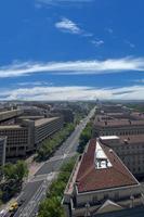 Washington DC aerial view photo