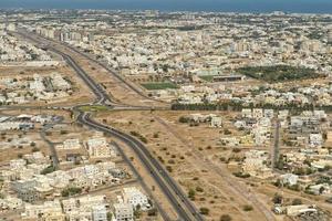 muscat omán sultanato vista aérea foto