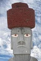 easter island moai photo