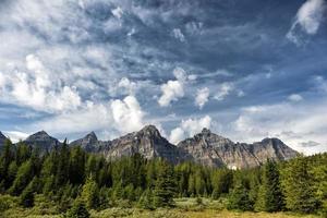 Canada Rocky Mountains Panorama photo