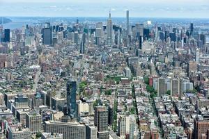 NEW YORK - USA - 13 JUNE 2015 manhattan aerial view from freedom tower photo