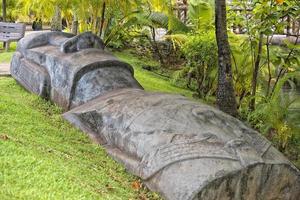 isla de pascua moai foto