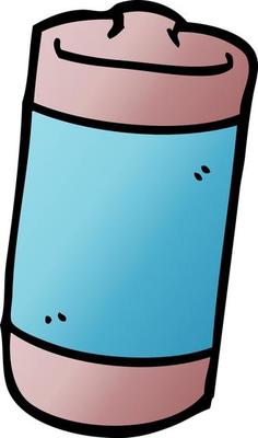 cartoon doodle of a battery