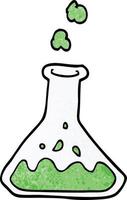 cartoon doodle chemicals in bottle vector