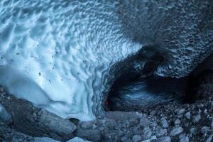 inside Snow ice cave chapel view photo