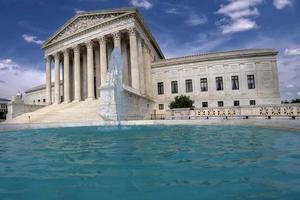 Washington, Estados Unidos - 29 de abril de 2017 edificio de la corte suprema en Washington DC detalle foto