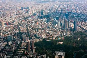 mexico city aerial view cityscape panorama photo