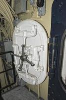 submarine open door port hole photo