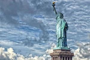 estatua de la libertad - manhattan - nueva york foto