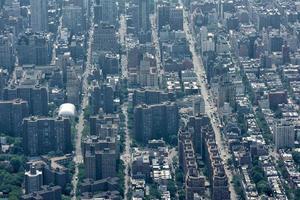 vista aérea de manhattan nueva york foto