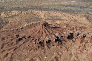 Monument Valley aerial sky view photo