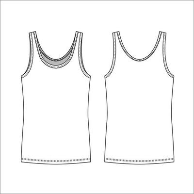 Tank Top Template Vector Art, Icons, and Graphics for Free Download