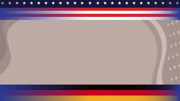 American Flag Background with copy space area. Suitable to use on German American day event vector