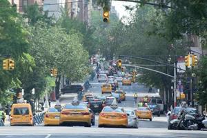 NEW YORK CITY - JUNE 14 2015 town congested street and avenue photo