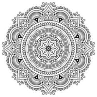 diseño de fondo de patrón de mandala ornamental de lujo vector