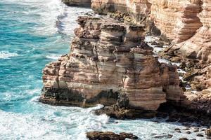 Kalbarri Batavia coast cliffs on the ocean photo