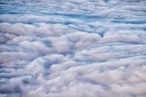 clouds from the air photo