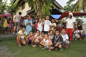 cebu - filipinas - 1 de enero de 2013 - fiesta anual de niños huérfanos foto