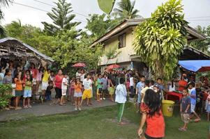 cebu - filipinas - 1 de enero de 2013 - fiesta anual de niños huérfanos foto