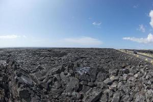 Hawaii big island lava fields photo