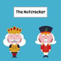 The nutcrackers Christmas vector