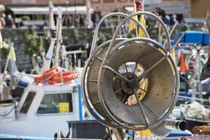 Fishing boat net handler photo