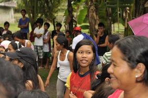 cebu - filipinas - 1 de enero de 2013 - fiesta anual de niños huérfanos foto