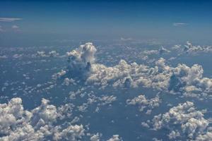 clouds in the sky airplane photo